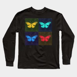 ART Leather Butterflies Long Sleeve T-Shirt